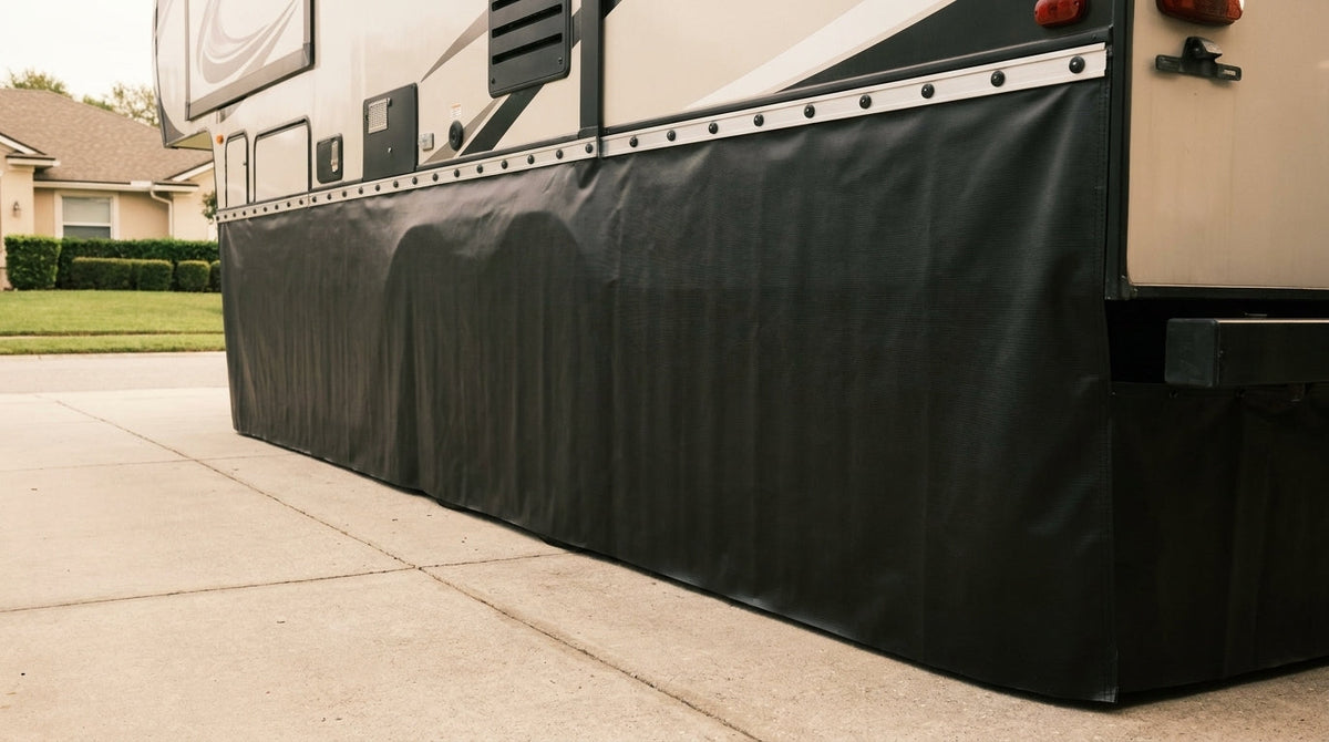 Mobile & Manufactured Home Skirting: A No-Drill Alternative