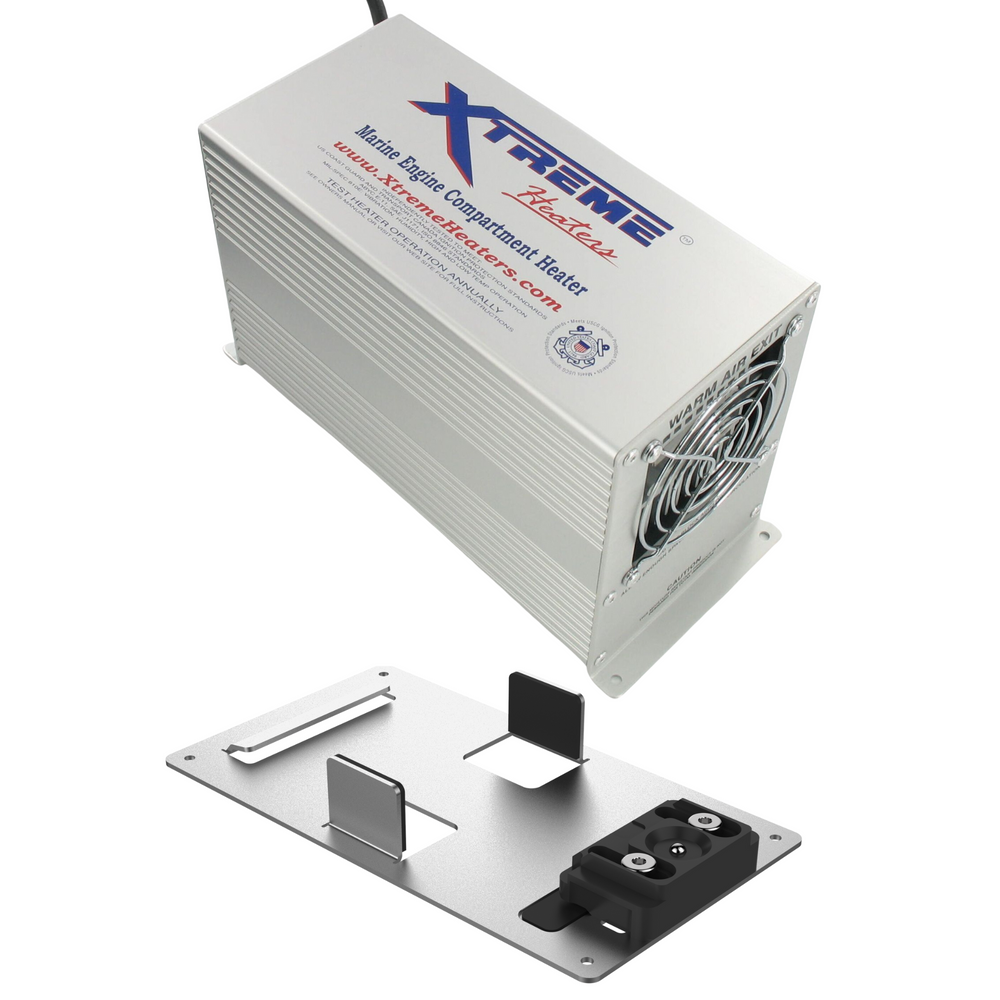Xtreme Heaters 800W heater angled view