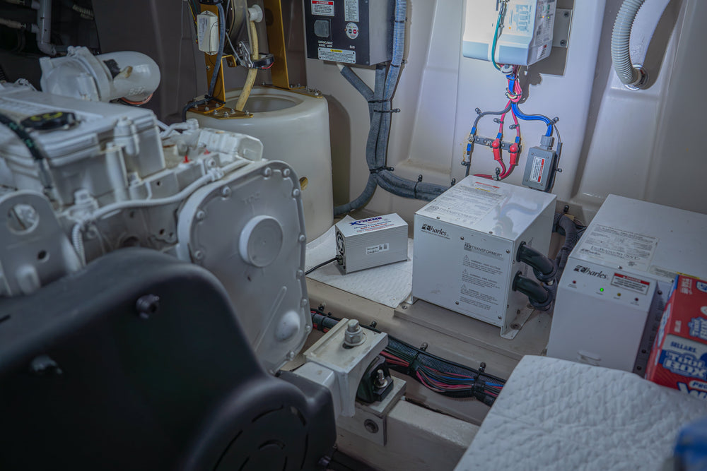 Xtreme Heaters installed in boat engine compartment
