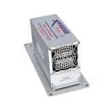 Xtreme Heaters mounting bracket, back view with screws