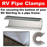 EZ Snap RV skirting pipe clamp