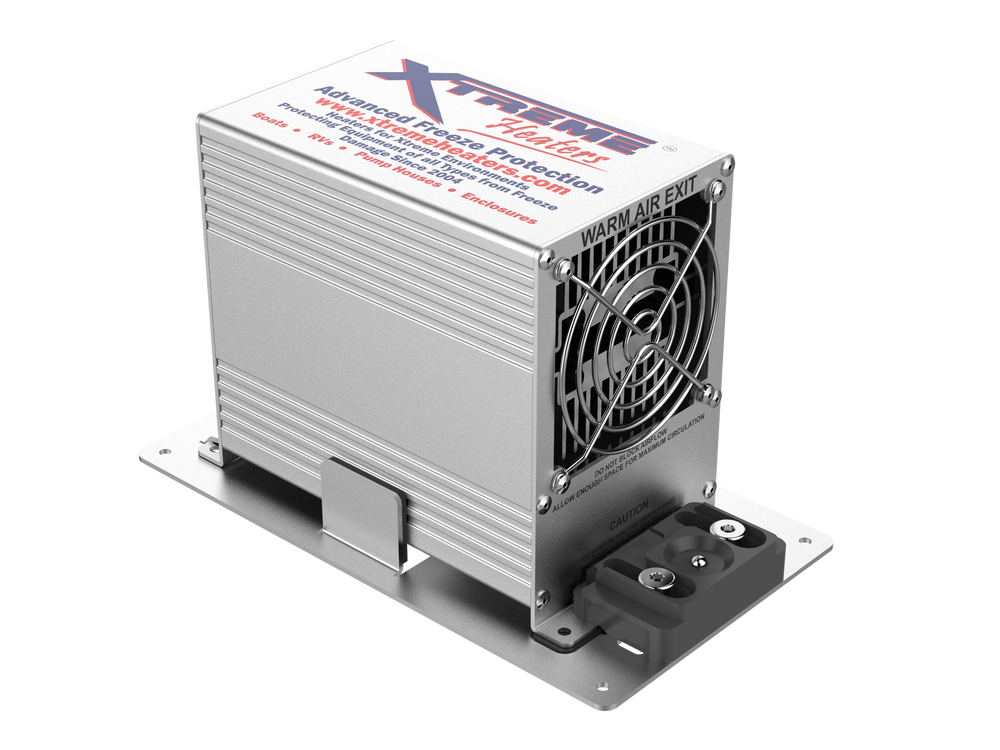 Xtreme Heater mounted on quick release bracket