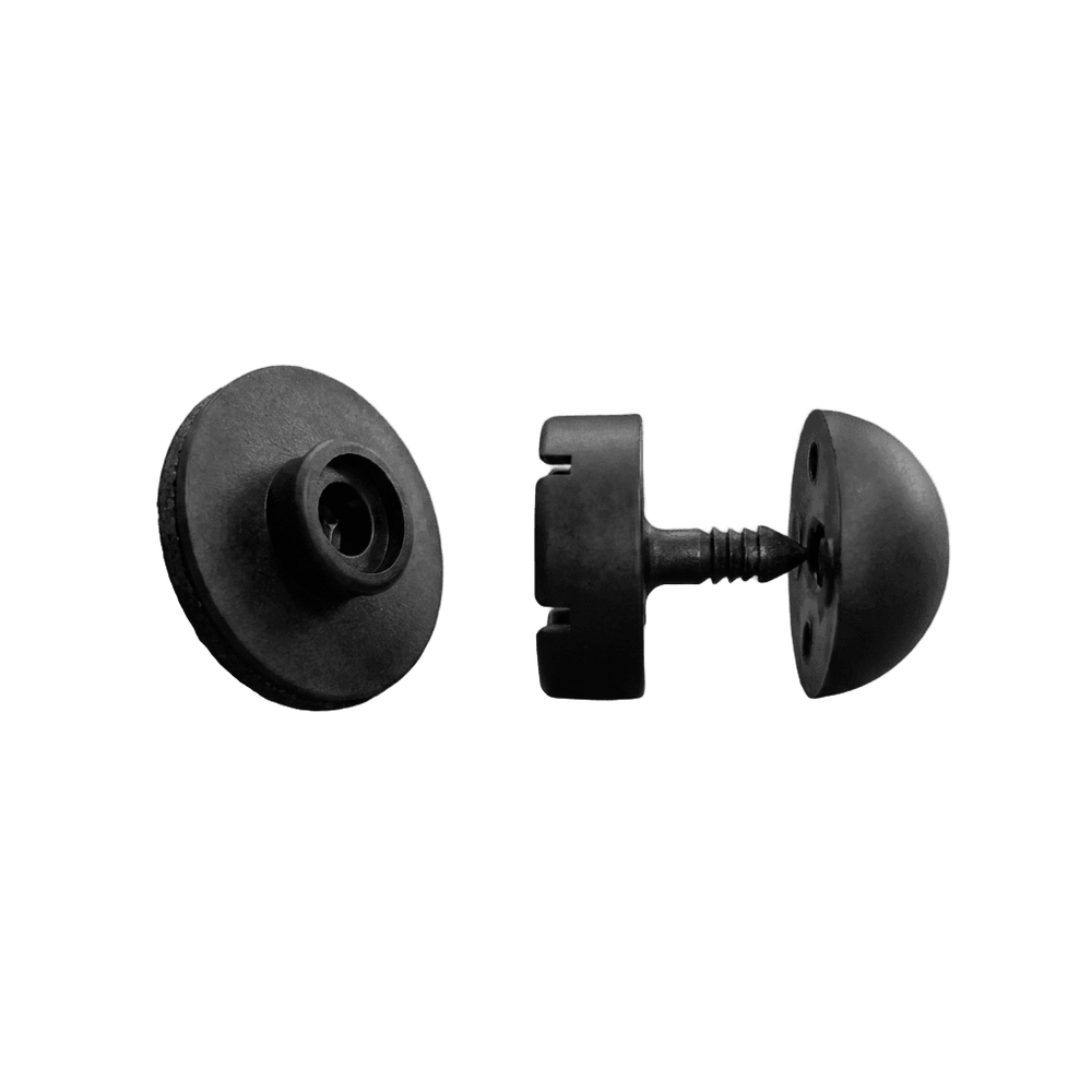 EZ Snap matched black snap: black stud, black cap, black pin