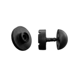EZ Snap matched black snap: black stud, black cap, black pin