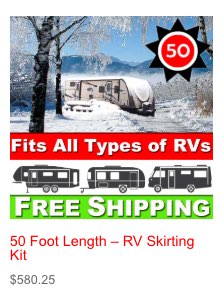 50 Foot Length – RV Skirting Kit