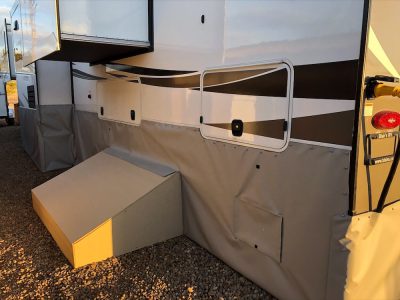 5th Wheel Skirting Review Photos from Joel _ Michelle Sani Dump