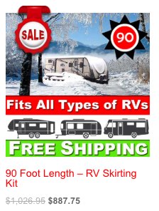 90 Foot Length – RV Skirting Kit