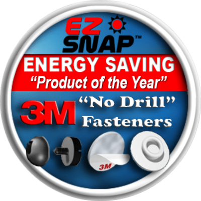 EZ Snap 3M No Drill Fasteners