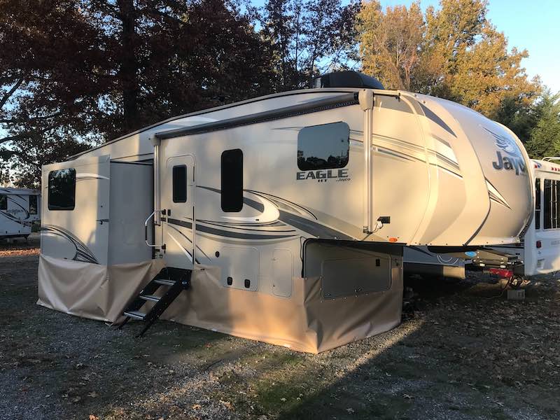 EZ Snap 5th Wheel Skirting Review Photo from Eric Heuerman