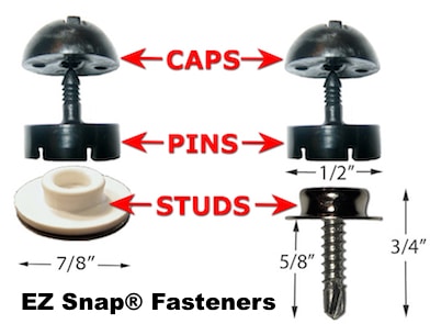 Adhesive Fasteners for Shades & RV Skirting