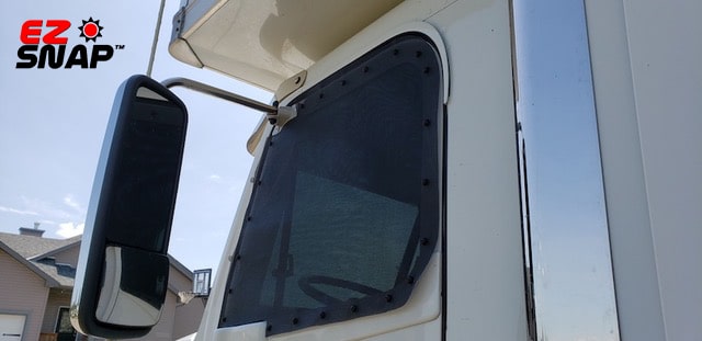 Haulmark RV Shade Review Photos - Drivers Door Window
