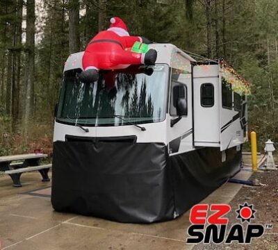 EZ Snap RV Skirting Photos from Mike Kelsey
