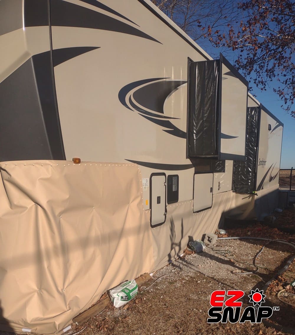 EZ Snap RV Skirting Review Photo from Kevin Pierson