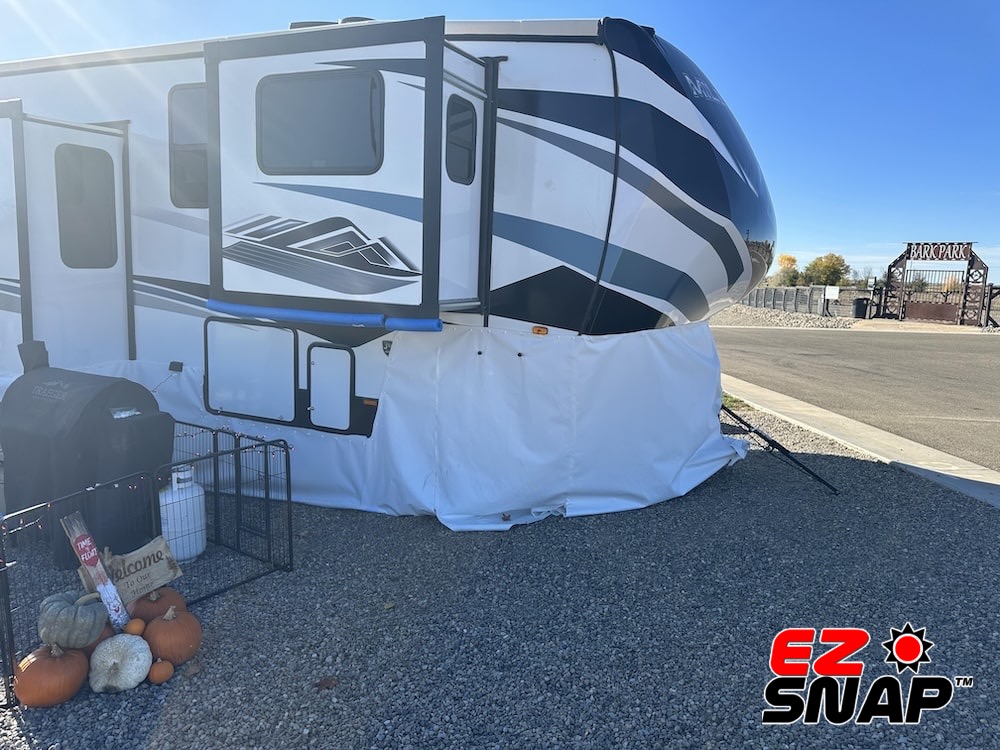 EZ Snap RV Skirting Review Photos from Alexander K Hitch