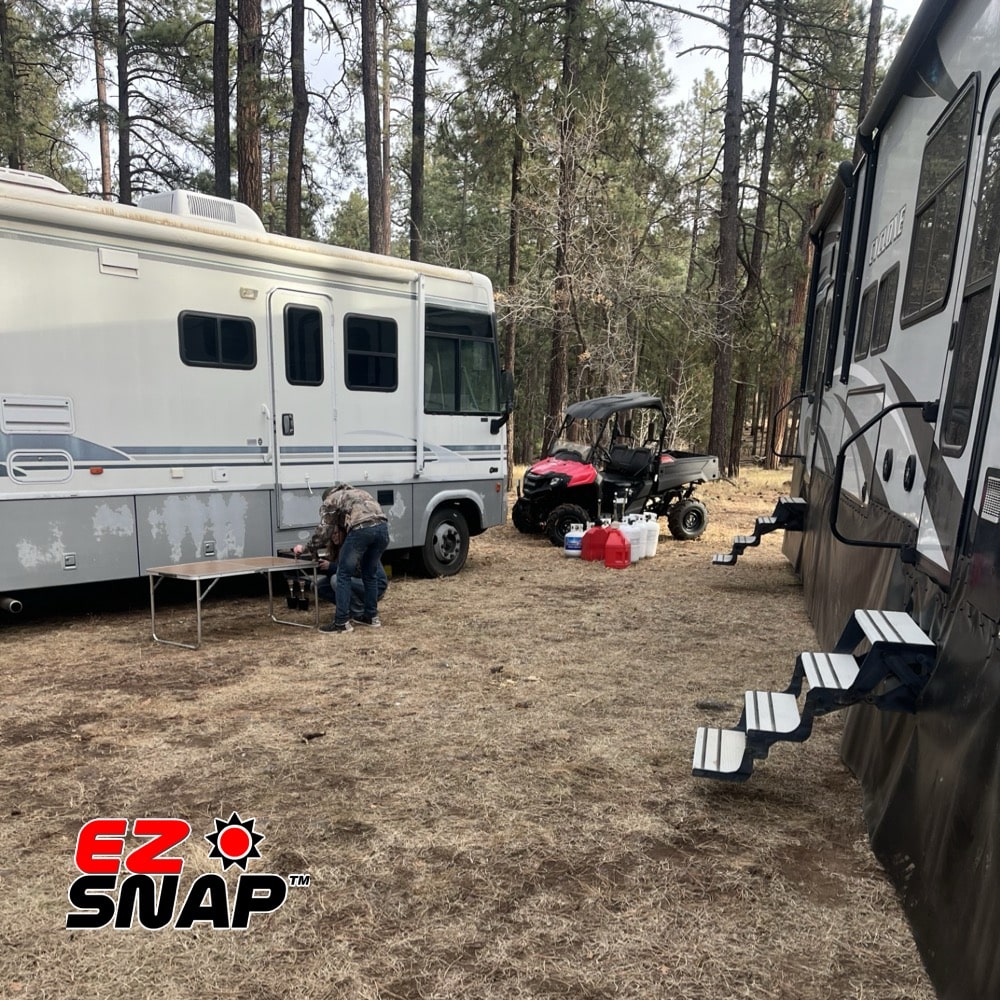 EZ Snap RV Skirting Review Photos from B Root