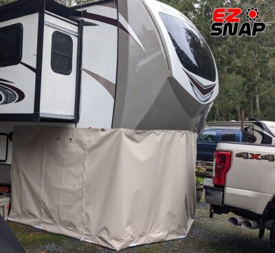 EZ Snap RV Skirting Review Photos from Carie H