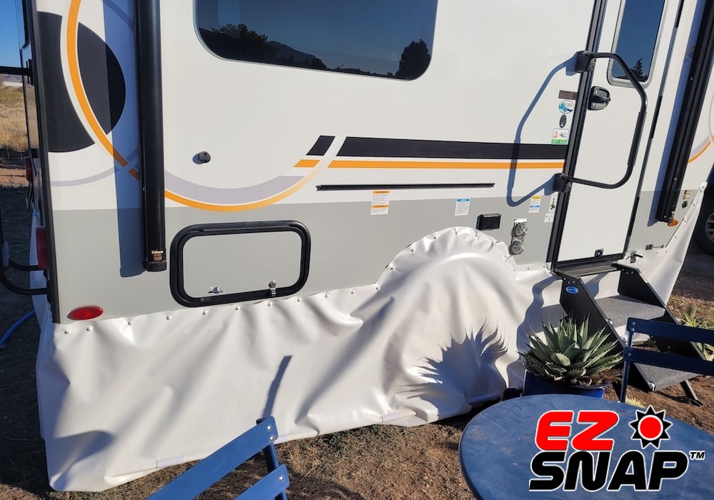 EZ Snap RV Skirting Review Photos from Jennifer B Side