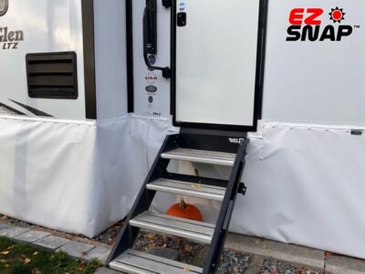 EZ Snap RV Skirting Review Photos from Jennifer G Stairs