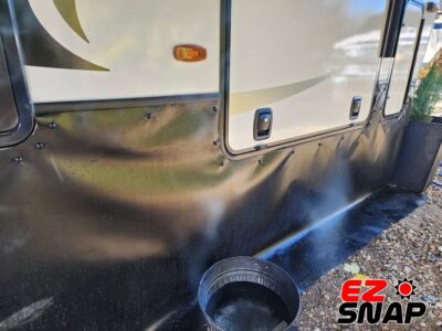 EZ Snap RV Skirting Review Photos from Mandy S Close Up