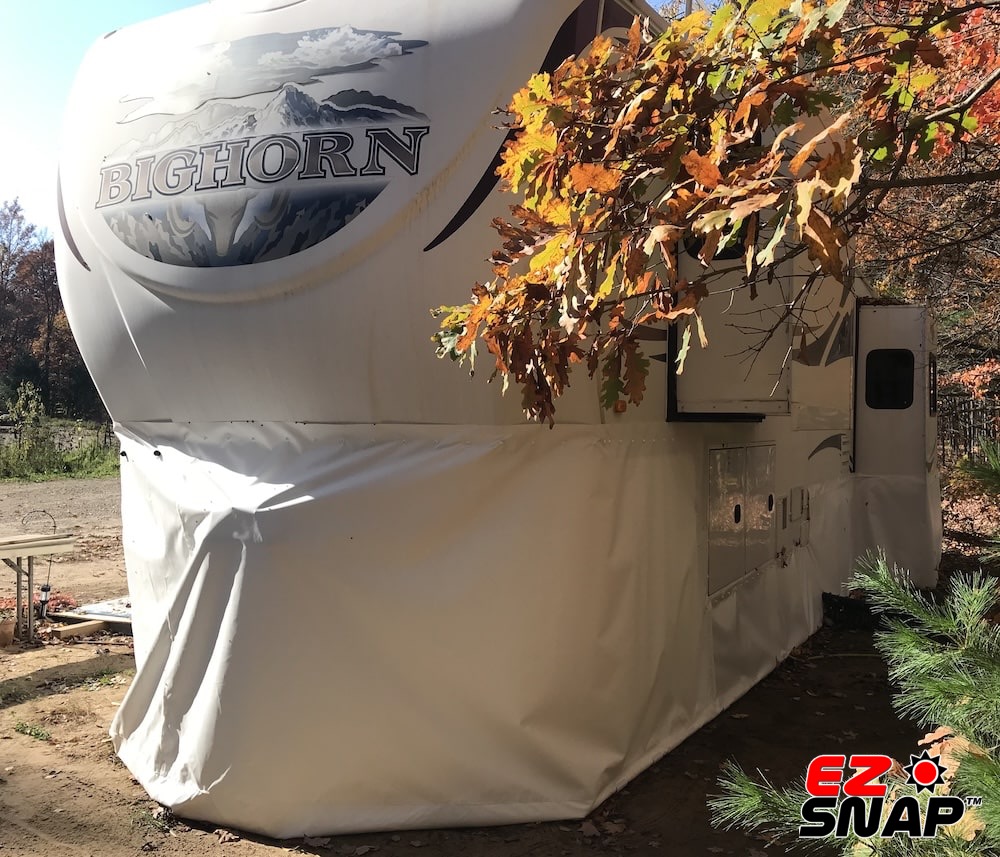 EZ Snap RV Skirting Review Photos from Melody M Front