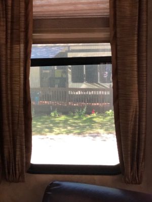 EZ Snap RV Window Shade Review from B Buteau View from Inside