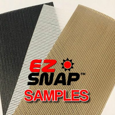 EZ Snap Sample Exterior Shade Mesh