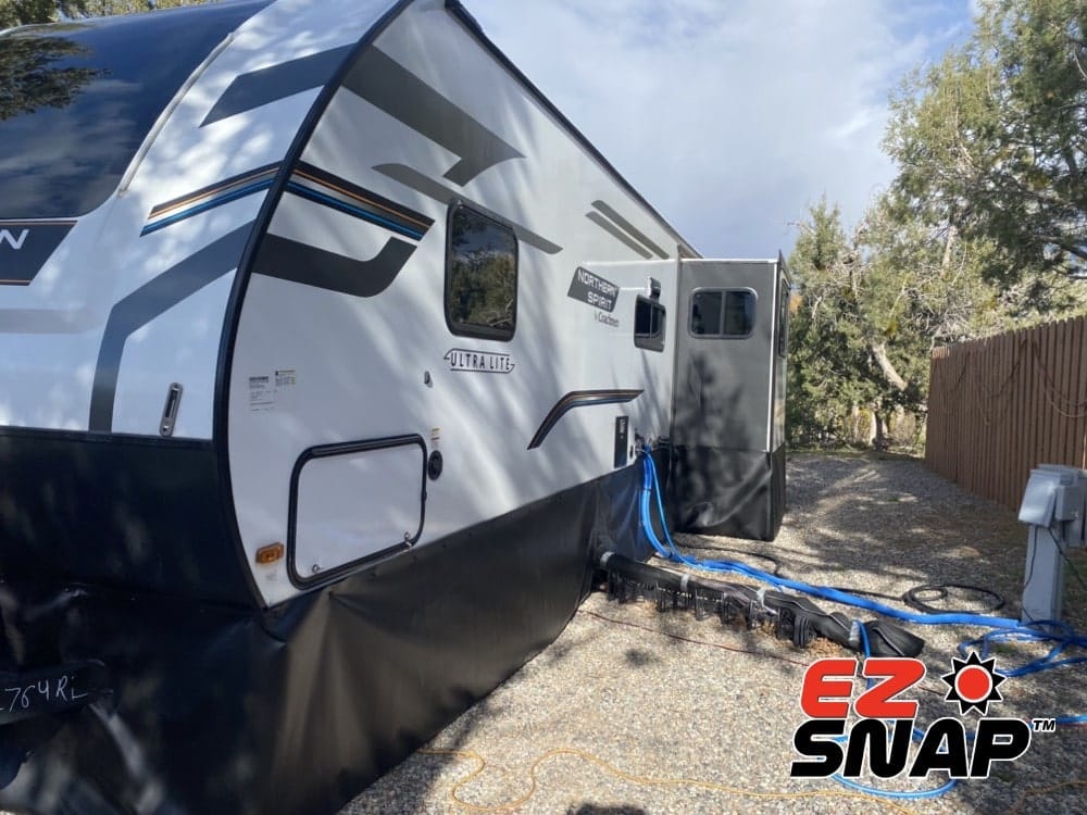 EZsnap RV Skirting Review Photos from Derek W4