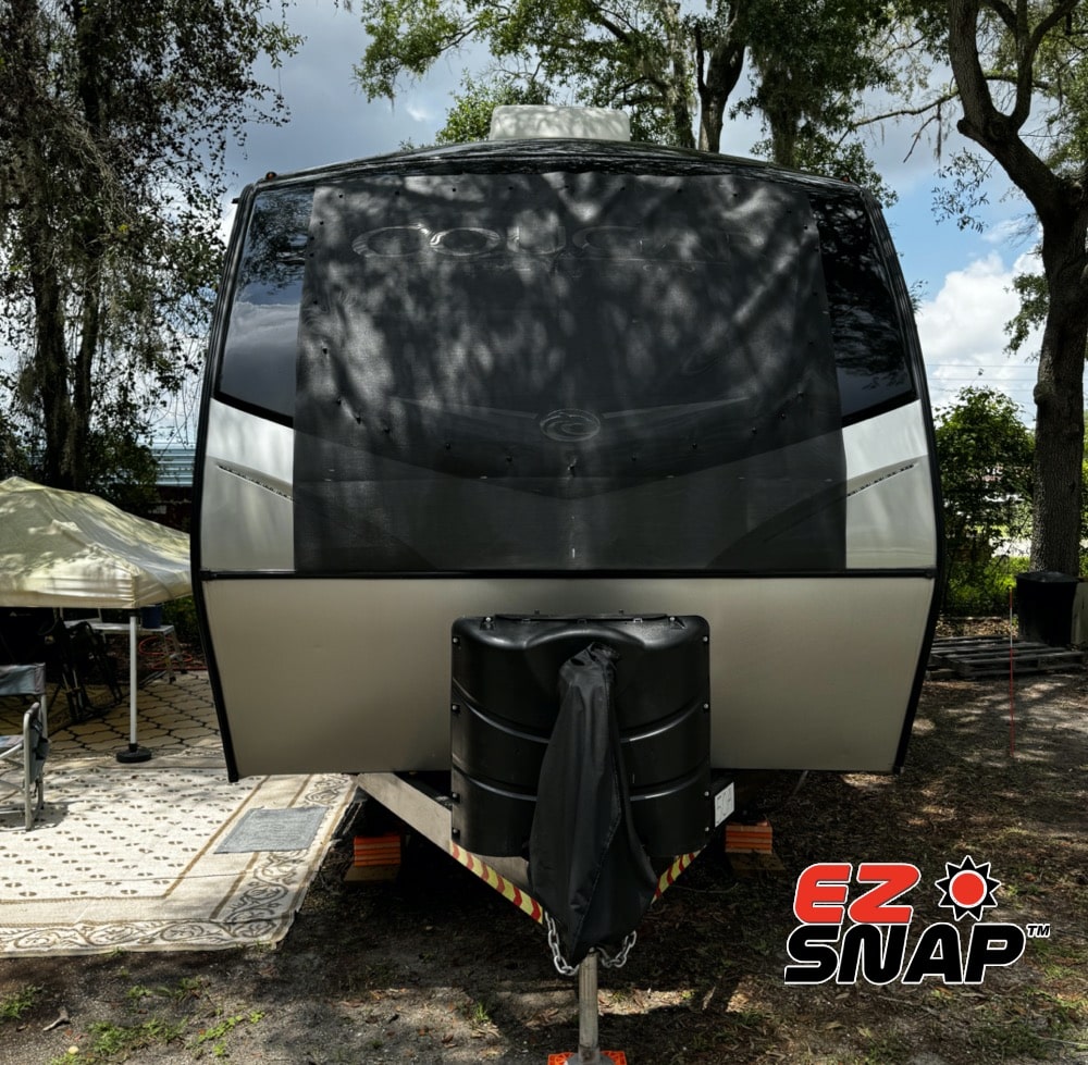 EZsnap RV Skirting Review Photos from Harry Jones Front