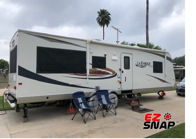 EZsnap RV Skirting Review Photos from Jerry Barnes Front