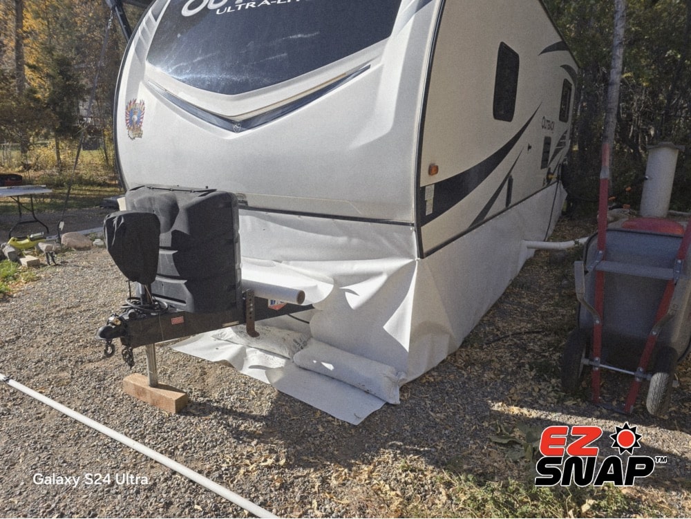 EZsnap RV Skirting Review Photos from Jim S1