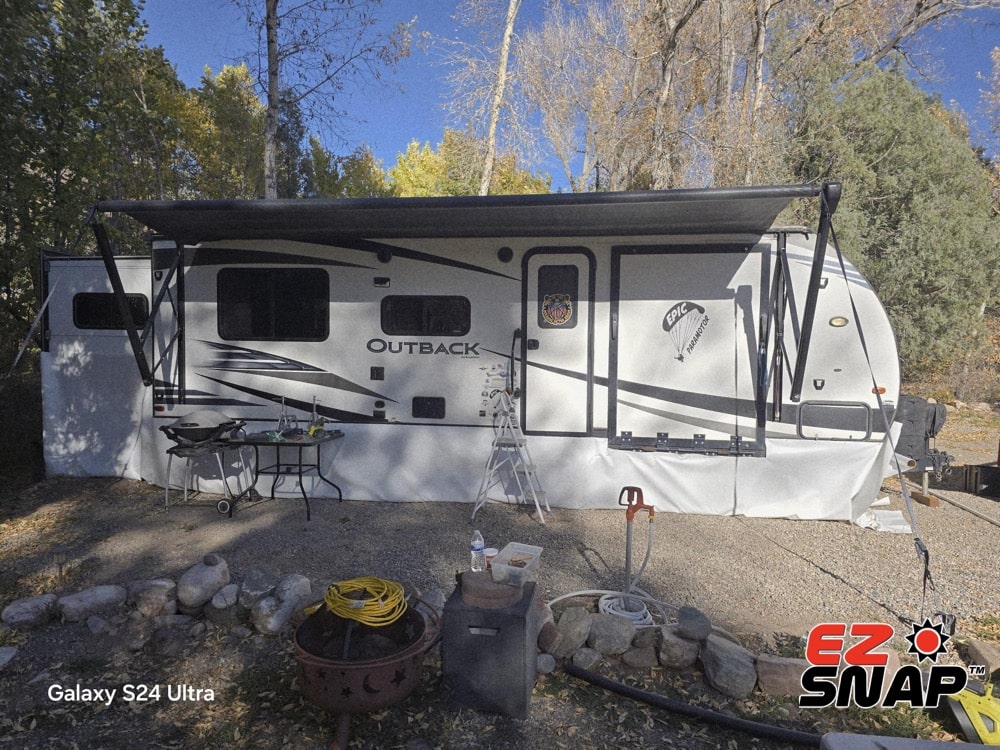 EZsnap RV Skirting Review Photos from Jim S3