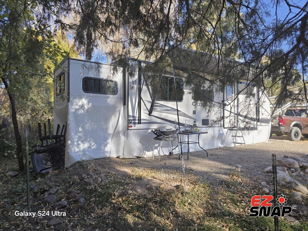 EZsnap RV Skirting Review Photos from Jim S4