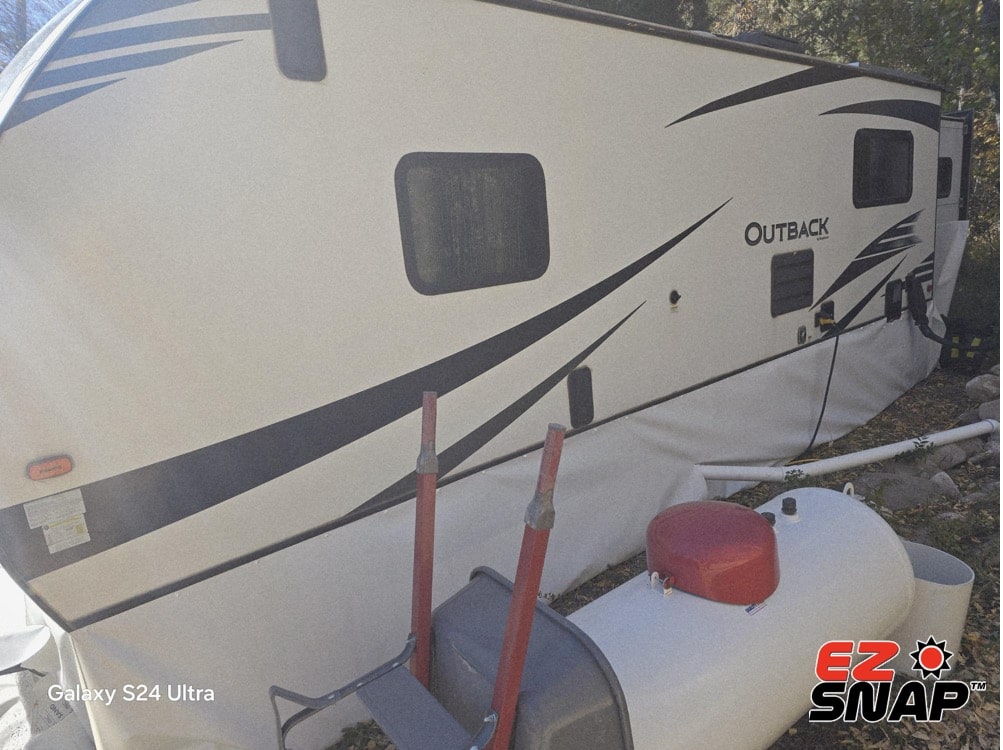 EZsnap RV Skirting Review Photos from Jim S5