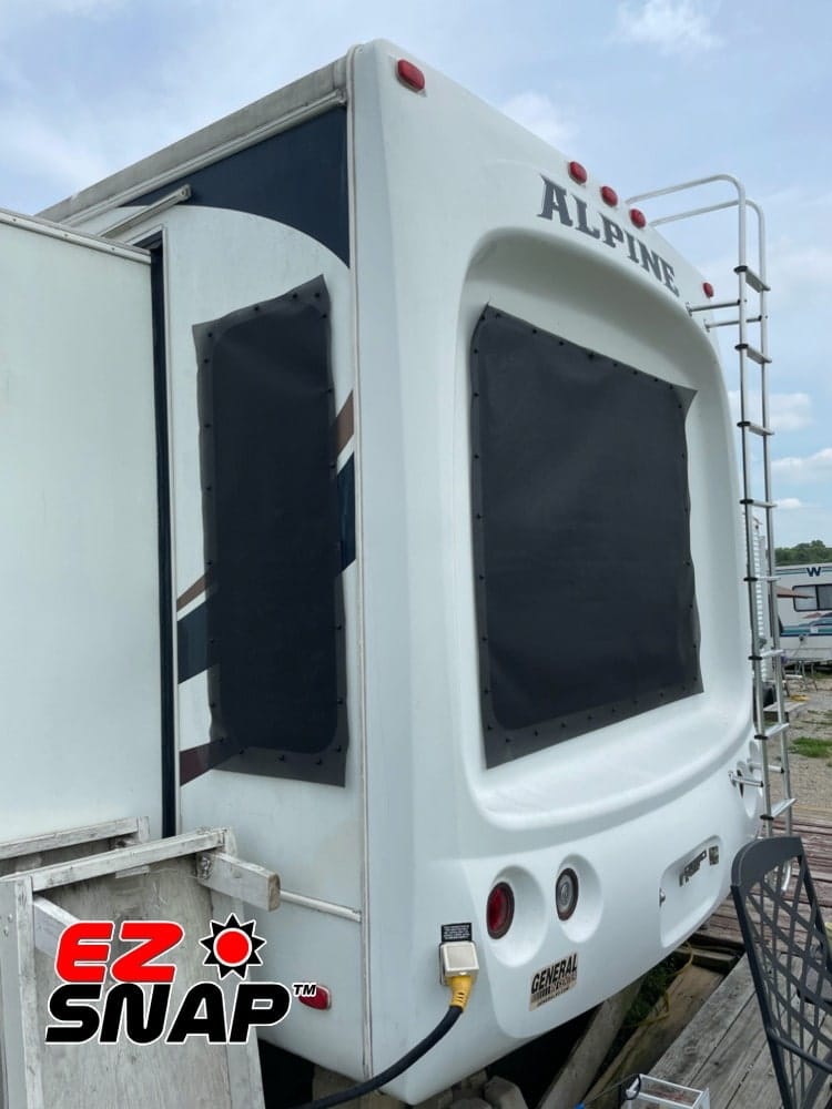 EZsnap RV Skirting Review Photos from John Stevens Rear