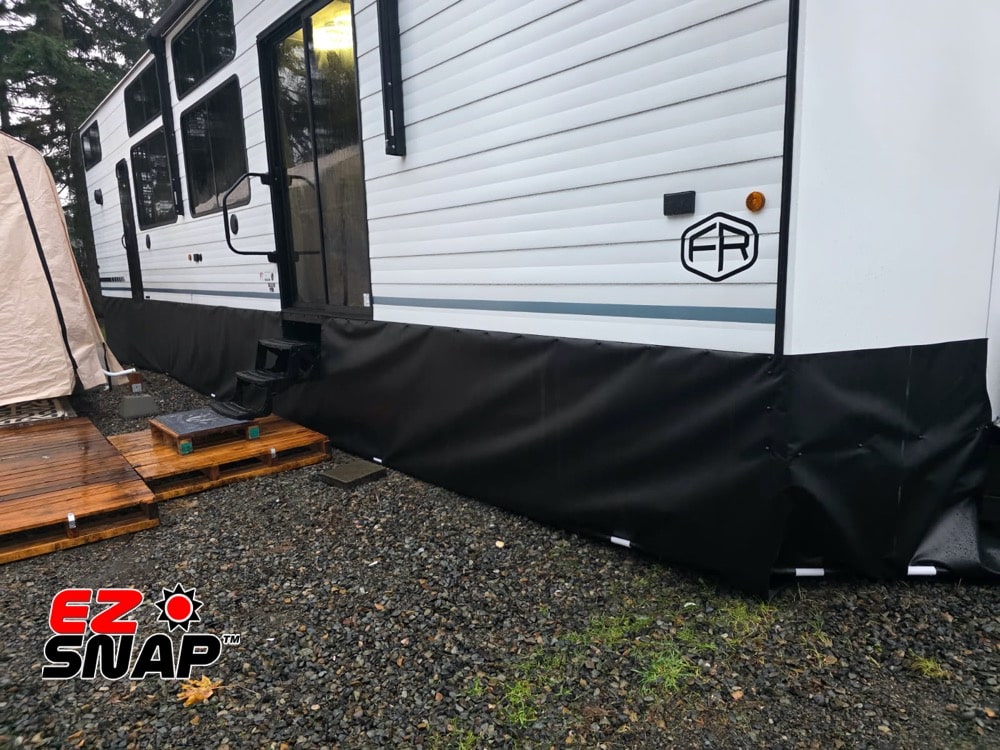 EZsnap RV Skirting Review Photos from Ted T1