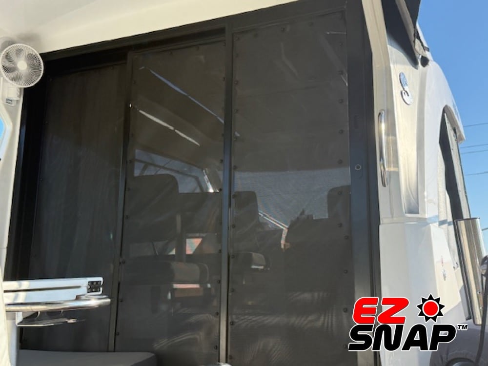 EZsnap RV Yacht Shades Review Photos from Barney M2