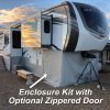 5th Wheel Front Hitch Enclosure RV Skirting Kit - Image 2