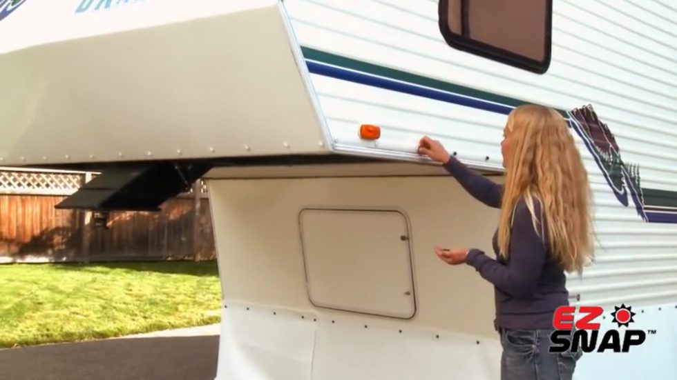 Installing your RV fifth wheel enclosure kit EZ Snap®