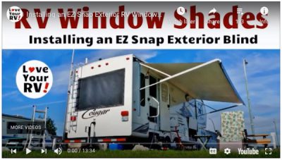 Love Your RV Window Shade Review Video