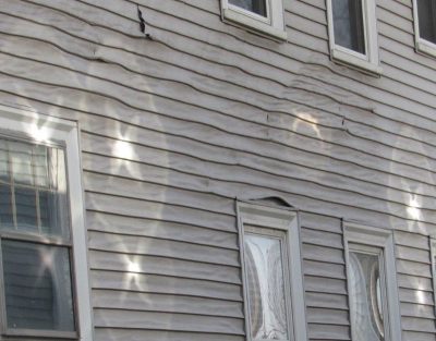 Melted Vinyl Siding Solutions from EZ Snap