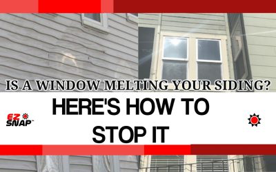 Sun Reflecting Off Window Glass Melting Vinyl Siding? Here’s How To Stop It