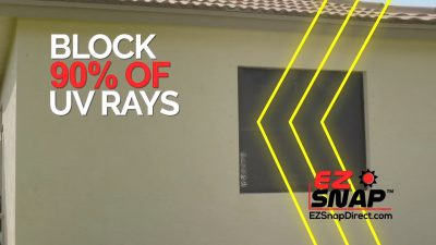 Exterior Window Shades Block 90 Percent of UV Rays