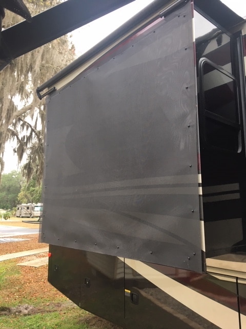 RV Shade Review Photo from Rick H Class A Slide Out