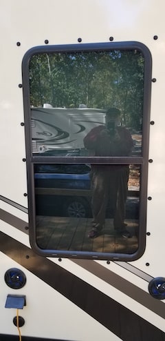 RV Shade Review Photos from John and Cathy 3M Adhesive