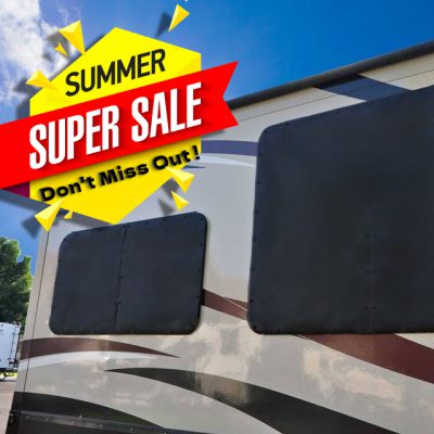 Exterior Heat Blocking RV Sun Shades on Sale