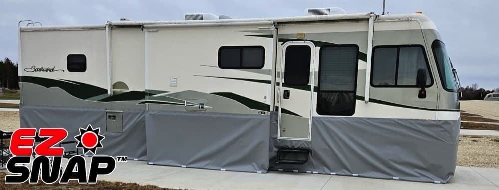 RV Skirting Class A Review Photos from W King Slide Out