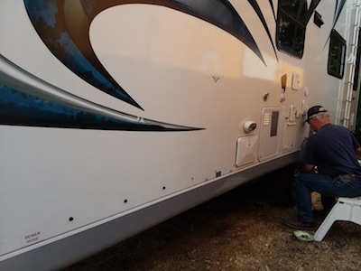 RV Skirting Review Jack and Laurie