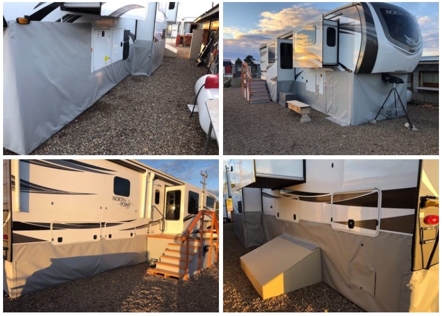 RV Skirting Review Photo Gallery from Joel & Michelle