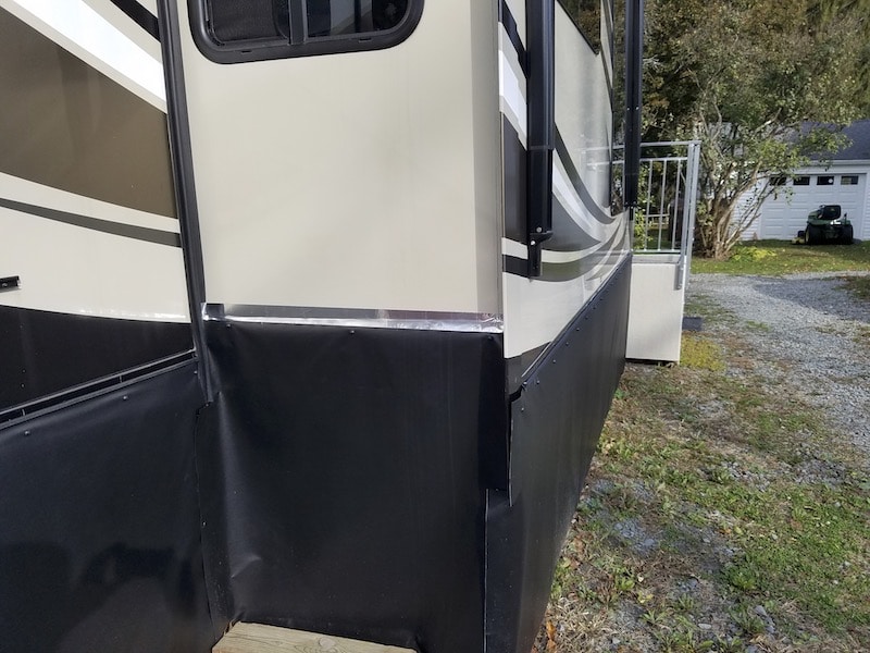 RV Skirting Review Photo from C Ford Slideout