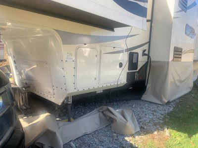 RV Skirting Review Photos from Audra B Hitch